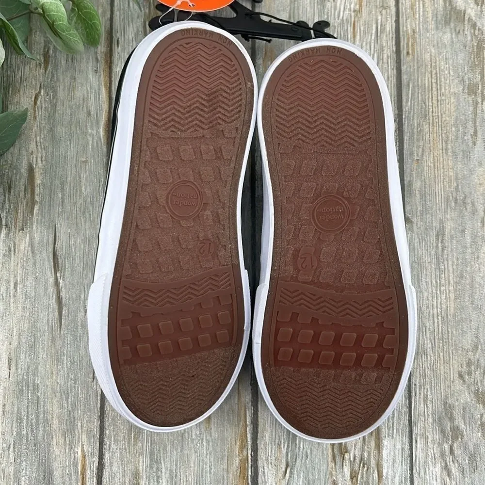 Toddler Elastic Lace-Up Sneakers Shoes Size 12